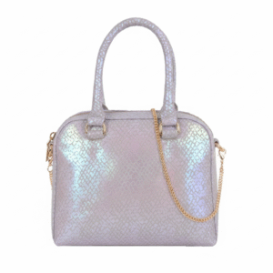 mouris violet satchel bag